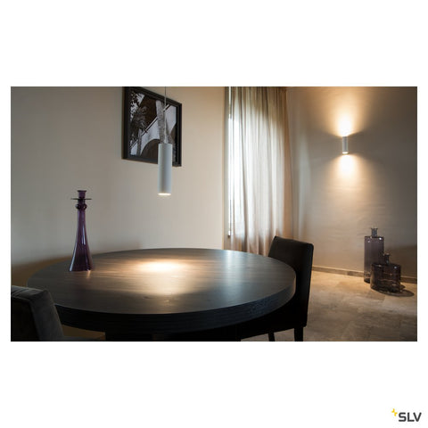 PLASTRA WL Tube, 2xGU10, Gipsrotund