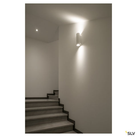 PLASTRA WL Tube, 2xGU10, Gipsrotund