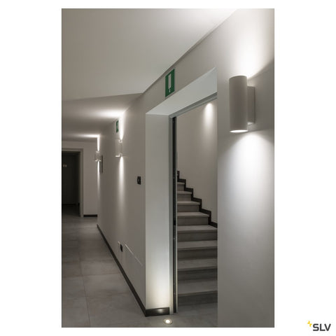 PLASTRA WL Tube, 2xGU10, Gipsrotund