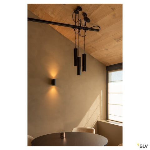 PLASTRA wall lamp, GL 104 ROUND, white plaster, G9, max. 42W