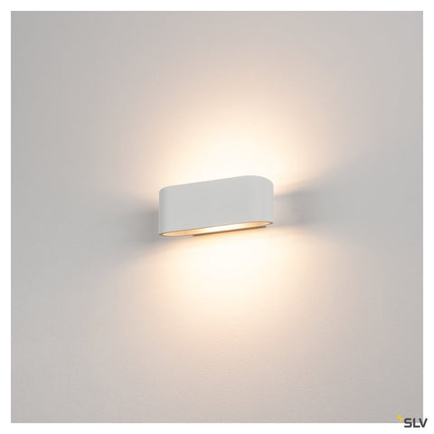 OSSA R7s lampă de perete, oval, alb, R7s 78mm, max. 100W