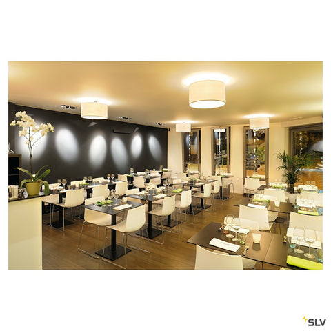 Plafonieră SOPRANA, CL-1, rotundă, bej textil, E27