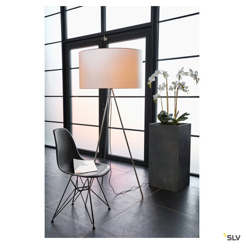 FENDA E27 lampa de podea, chrom,