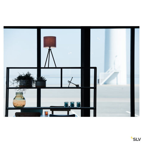 FENDA E27 lampa de masa,negru matc