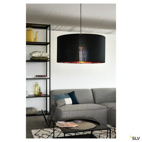 FENDA abajur,negru/aramiu,Ø70cm