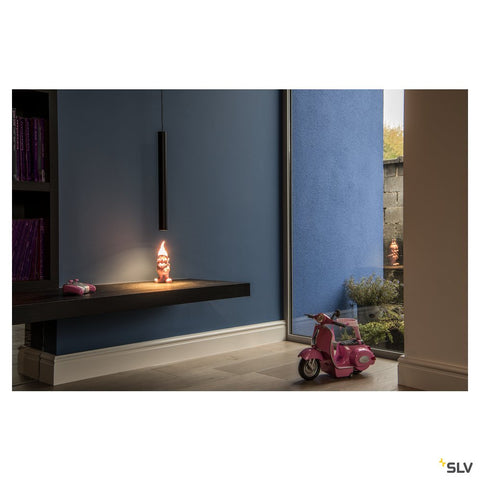HELIA 45,LED,rosuund,negru,9WSuspendat, 3000K