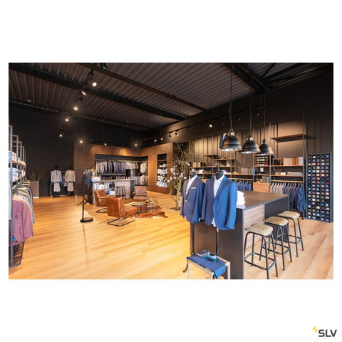 PARA 380 reflector luminaire, black, E27, max. 260W