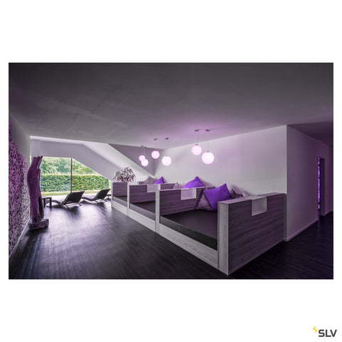 ROTOBALL 25 suspendat. E27, alb max. 24W