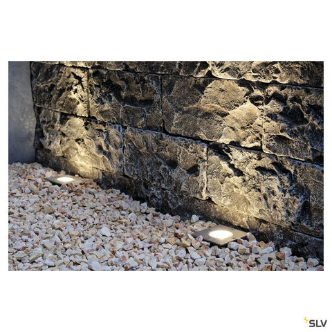Spot paviment DASAR 115 GU10  max 35W IP67 pătrat oțel inox
