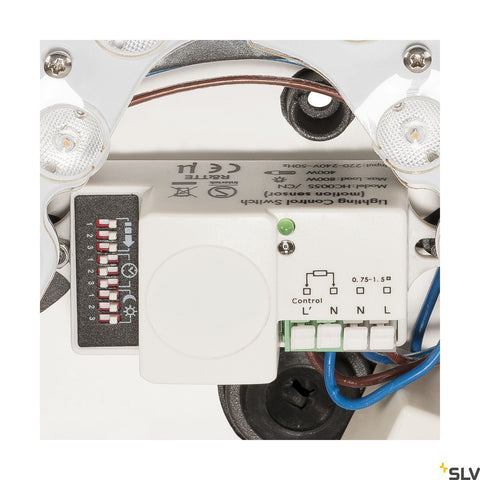 AINOS, LED, 3000K,rotund, anthracit, cu Sensor