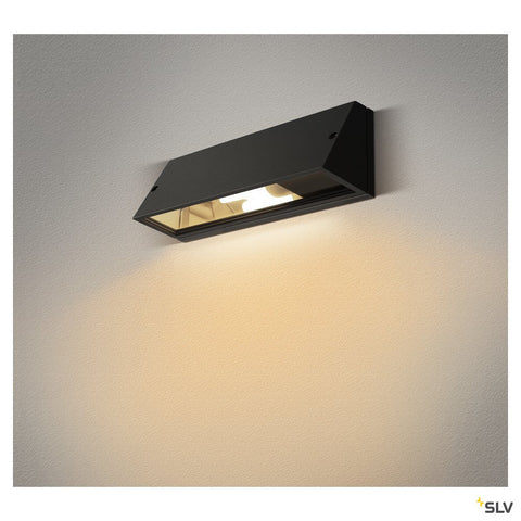 PEMA SQUARE lampă de perete, negru, E27, max. 15W