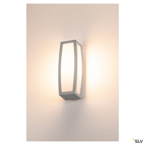 MERIDIAN BOX wl, silvergrey,E27,max.20W,with motion detector