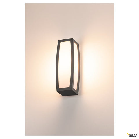 MERIDIAN BOX wl, anthracite,E27,max.20W,with motion detector