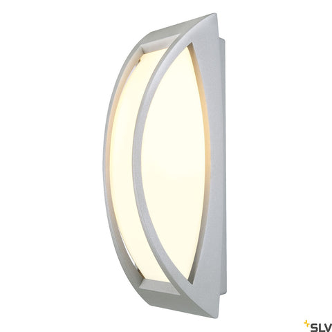 MERIDIAN II, lampă de perete, gri argintiu, E27, max. 60W