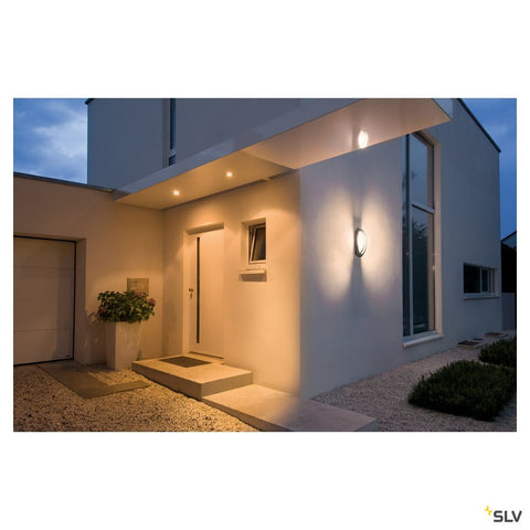 MERIDIAN II, lampă de perete, antracit, E27, max. 60W