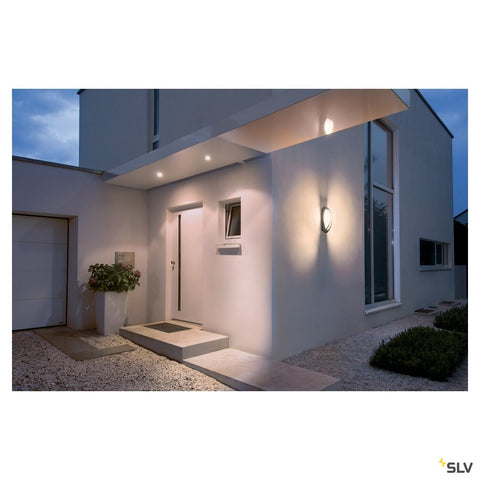 MERIDIAN II, lampă de perete, antracit, E27, max. 60W