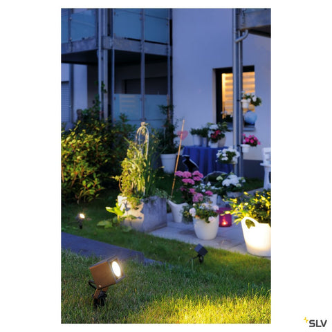 NAUTILUS patrat LED proiector, 6W, 3000K, anthracit