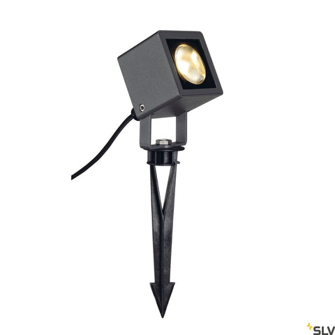 NAUTILUS patrat LED proiector, 6W, 3000K, anthracit