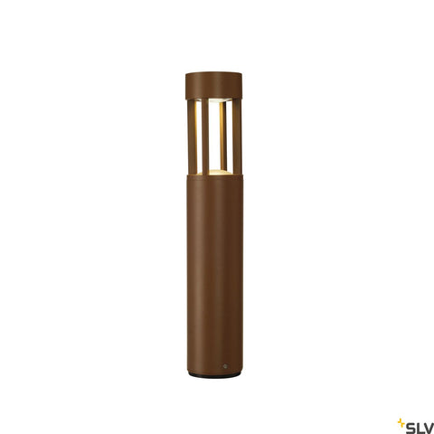 SLOTS 45 lampa de podea, 6,3W LED, alb cald, ruginiu