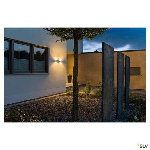 LOGS lampă de perete, pătrată, alb, 6W LED, alb cald