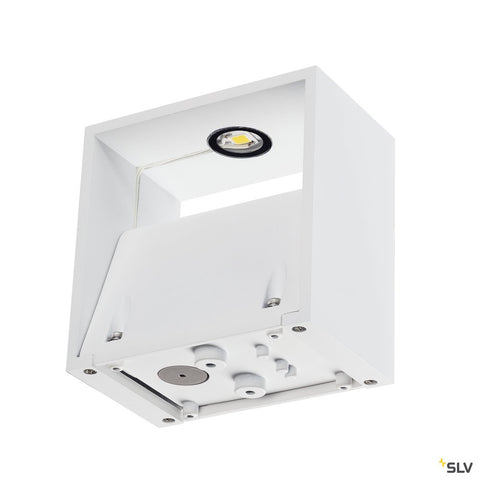 LOGS lampă de perete, pătrată, alb, 6W LED, alb cald