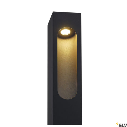 SLOTBOX 40 lampa podea, 4.5W, 3000K, IP44, patrat, antr.
