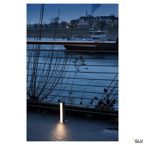 H-POL, anthracit, o banda lumina, L/B/H 16,5/16,5/36 cm