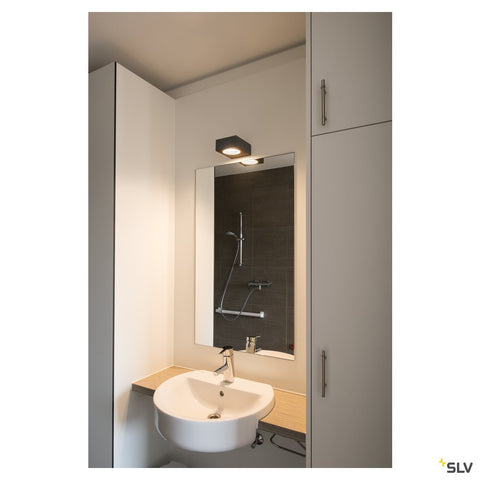 Aplică QUADRASYL WL 15, GX53 max.11W, pătrat, antracit