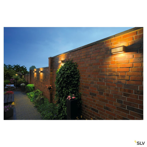 BOX-L E27 lampă de perete, pătrat, ruginiu, E27, max. 18W