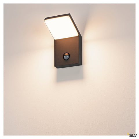 ORDI LED de perete, 3000K, anthracit, cu Sensor
