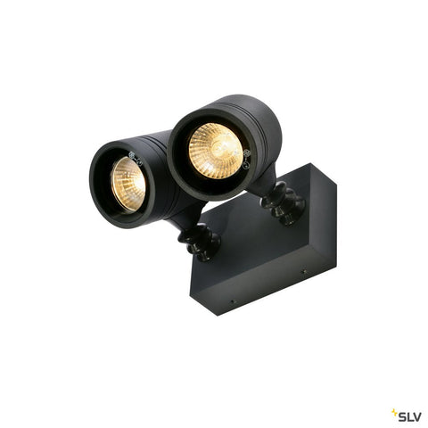 NEW MYRA WALL SPOT de perete, 2xGU10, IP55, anthracit