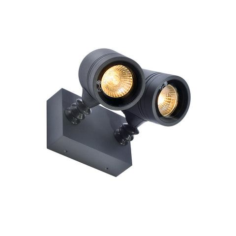 NEW MYRA WALL SPOT de perete, 2xGU10, IP55, anthracit