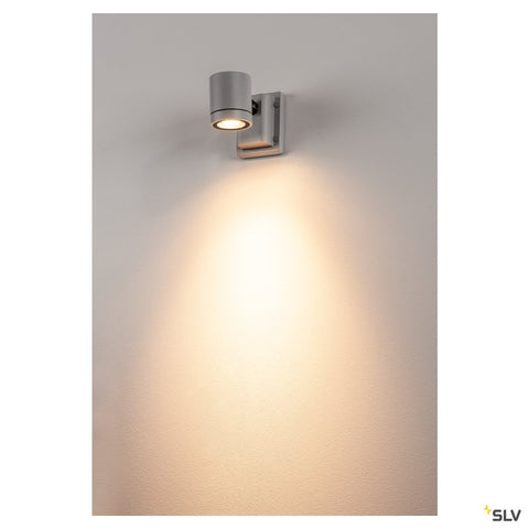 NEW MYRA WALL, GU10, max. 50W, IP55, alu, argintiu