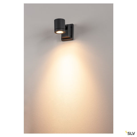 NEW MYRA WALL, GU10, max. 50W, IP55, alu, anthracit