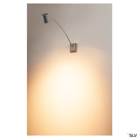 NEW MYRA DISPLAY CURVE, GU10, max. 50W, IP55, argintiu