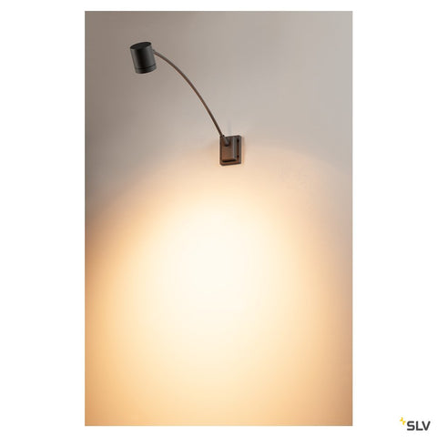 NEW MYRA DISPLAY CURVE, GU10, max. 50W, IP55, anthracit