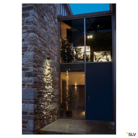 HELIA WALL LED 8W, 3000K, IP55, nisipos anthracit, downlight