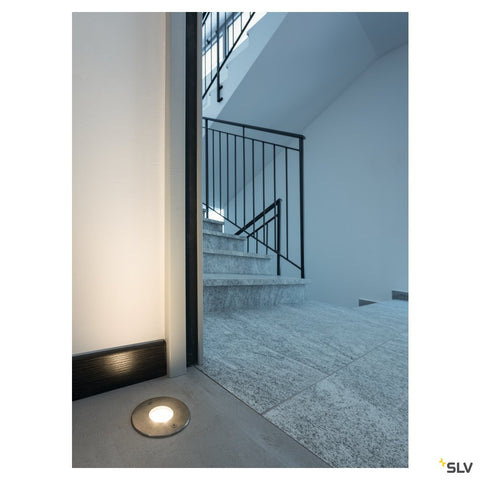 DASAR LED LV, 6W, 3000K, 12-25V, IP67,rotund, Inox 316