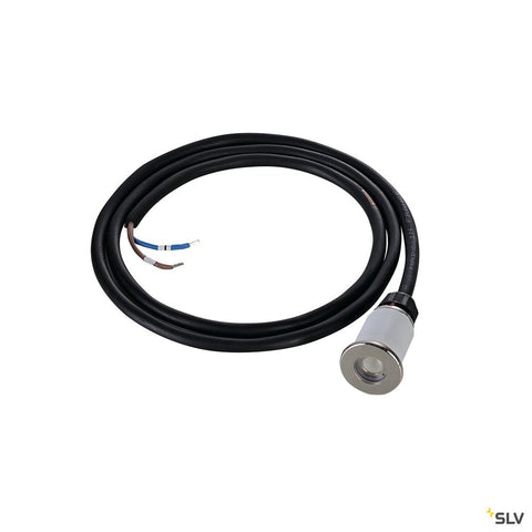 DASAR LED MINI incastrat podea., 2W, 3000K, patrat, Inox