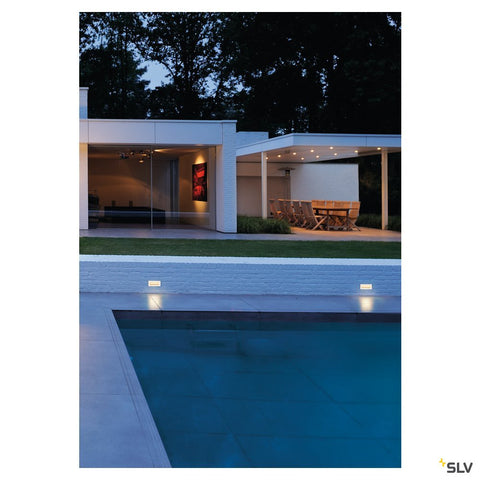 BRICK Pro LED, exterior perete incastrat, 230V, IP67, 850lm
