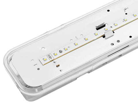 LINDA LED Transparent 1x23W, 4000K, 3716lm, IP65, L=1570mm