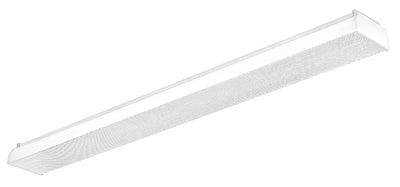 ZERO LED 1x28W, 3000K, 3828lm, Ra>80, IP40, microprism,alb