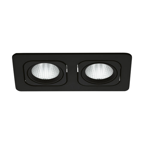 Vascello P2" swivelling 2 x 7W 2700K black IP20