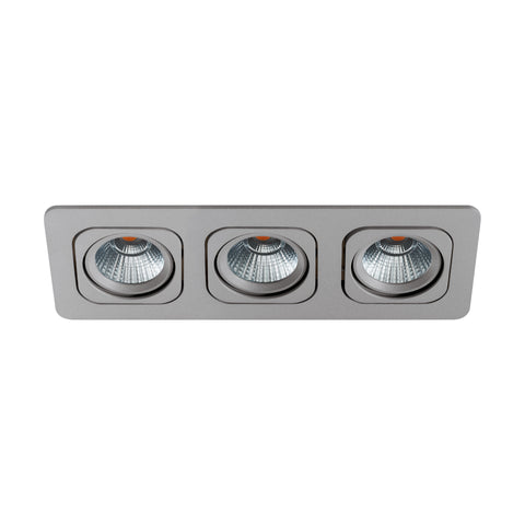 Vascello P3" swivelling 3 x 7W 2700K silver IP20