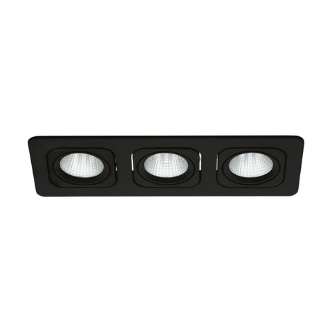 Vascello P3" swivelling 3 x 7W 4000K black IP20
