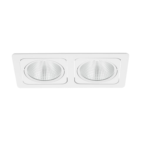 Vascello G2" swivelling 2 x 19W 3000K white IP20