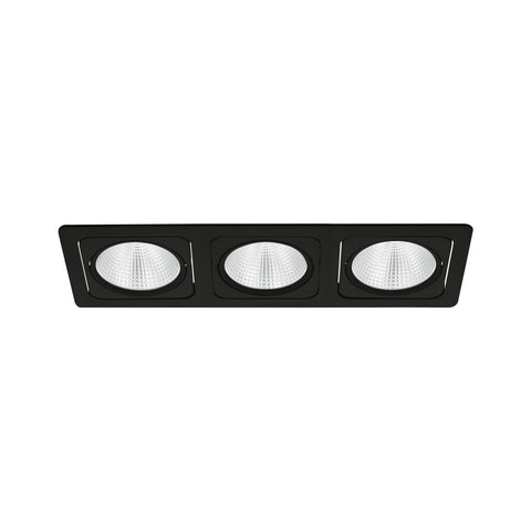 Vascello G3" swivelling 3 x 19W 4000K black IP20