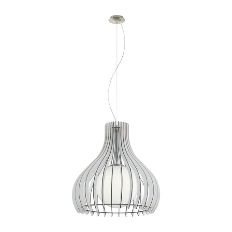 Pendant luminaire "Tindori" Ø500 60W white IP20
