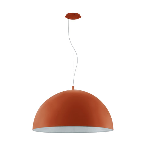 Pendant luminaire "Gaetano" 60W orange IP20