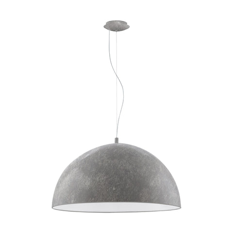Pendant luminaire "Gaetano" 60W betongrey IP20
